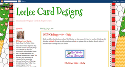 Desktop Screenshot of leeleecarddesigns.blogspot.com