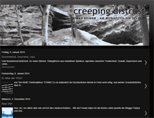 Tablet Screenshot of creepingdistrust.blogspot.com