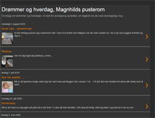 Tablet Screenshot of drommeroghverdag.blogspot.com