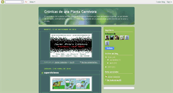 Desktop Screenshot of humanos-planta-carnivora.blogspot.com