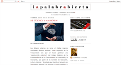 Desktop Screenshot of lapalabrabierta.blogspot.com