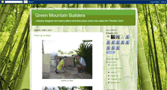 Desktop Screenshot of greenmountainbuildersllc.blogspot.com