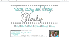 Desktop Screenshot of classysassyandalwaysflashy.blogspot.com