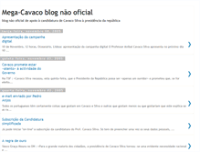 Tablet Screenshot of mega-cavaco.blogspot.com