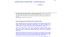 Desktop Screenshot of best-credit-cards-for-bad-credit.blogspot.com