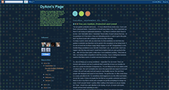 Desktop Screenshot of dyannspage.blogspot.com