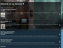 Tablet Screenshot of historiadevenir8.blogspot.com