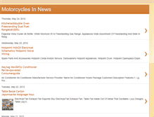 Tablet Screenshot of motorcyclesinnews.blogspot.com