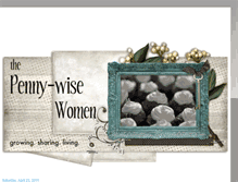Tablet Screenshot of pennywisewomen.blogspot.com