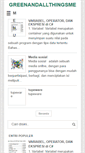Mobile Screenshot of greenandallthingsme.blogspot.com