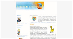 Desktop Screenshot of elmundodelosvaloresiec.blogspot.com