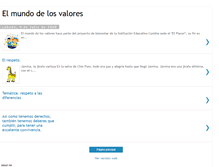 Tablet Screenshot of elmundodelosvaloresiec.blogspot.com