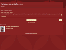 Tablet Screenshot of detenteenmisletras.blogspot.com