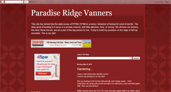 Desktop Screenshot of paradiseridgevanners.blogspot.com