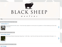 Tablet Screenshot of blacksheepwoolens.blogspot.com