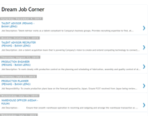 Tablet Screenshot of dreamjobcorner.blogspot.com