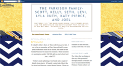 Desktop Screenshot of parkisonfamily.blogspot.com