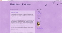 Desktop Screenshot of melodiesofgrace.blogspot.com