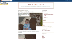 Desktop Screenshot of jenscrazypen.blogspot.com