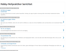 Tablet Screenshot of hobby-heilpraktiker.blogspot.com