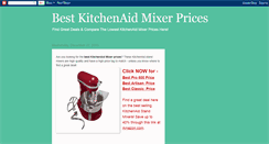 Desktop Screenshot of bestkitchenaidmixerprices.blogspot.com