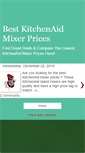 Mobile Screenshot of bestkitchenaidmixerprices.blogspot.com