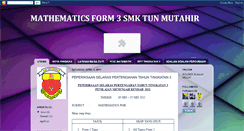 Desktop Screenshot of maths3smktmu.blogspot.com