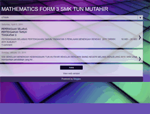 Tablet Screenshot of maths3smktmu.blogspot.com