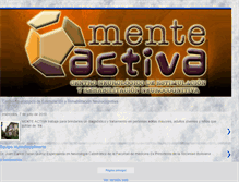 Tablet Screenshot of centromenteactiva.blogspot.com