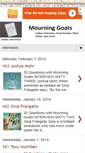 Mobile Screenshot of mourninggoats.blogspot.com