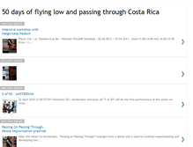 Tablet Screenshot of 50dayscostarica.blogspot.com