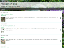 Tablet Screenshot of kleingaertnerin.blogspot.com