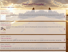 Tablet Screenshot of obsessed-overeater.blogspot.com