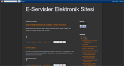 Desktop Screenshot of e-servisler.blogspot.com