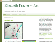 Tablet Screenshot of elizabethfrazierart.blogspot.com