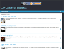 Tablet Screenshot of lumcolectivofotografico.blogspot.com