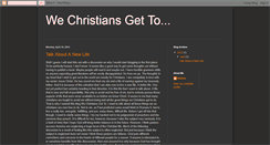 Desktop Screenshot of christiansgetto.blogspot.com