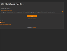 Tablet Screenshot of christiansgetto.blogspot.com