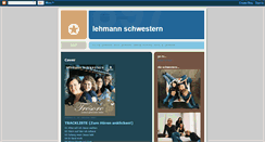 Desktop Screenshot of lehmannschwestern.blogspot.com