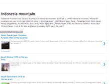 Tablet Screenshot of indonesiamountain.blogspot.com