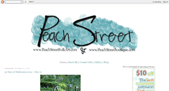 Desktop Screenshot of peachstreet.blogspot.com