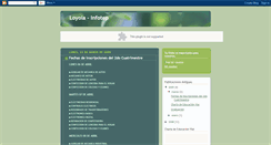 Desktop Screenshot of loyolainfotep.blogspot.com