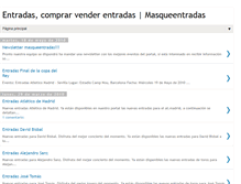 Tablet Screenshot of masqueentradas.blogspot.com
