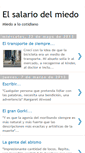 Mobile Screenshot of elsalariodelmiedo.blogspot.com