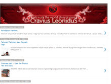 Tablet Screenshot of craviusleonidus.blogspot.com