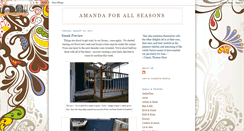 Desktop Screenshot of amandaforallseasons.blogspot.com
