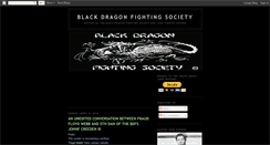 Desktop Screenshot of blackdragonfightingsociety.blogspot.com