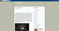 Desktop Screenshot of lostsynapses.blogspot.com