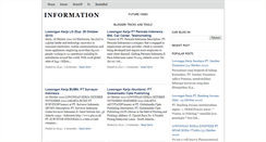 Desktop Screenshot of information-wahyu.blogspot.com