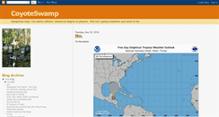 Desktop Screenshot of coyoteswamp.blogspot.com
